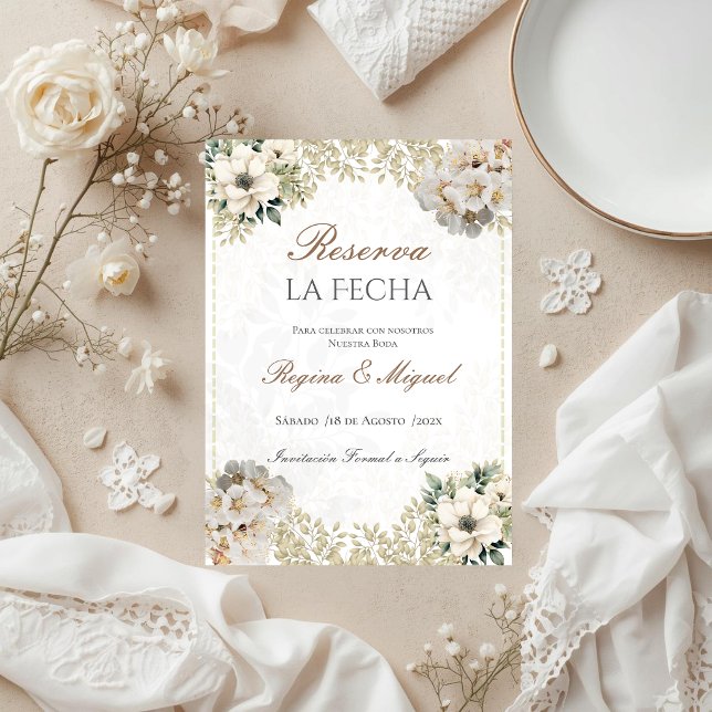 Mariage Bohème Sauvegarder la Date (Créateur téléchargé)