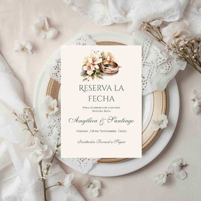 Mariage Bohème Sauvegarder la Date (Créateur téléchargé)