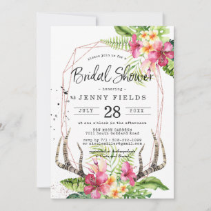 Mariage Bohème Tropical Luxueux avec Bois de Cerf