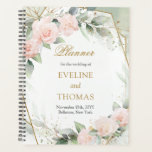 Mariage Boho moderne cadre fleuri or floral<br><div class="desc">Si vous vous préparez pour votre grand jour et que vous cherchez une touche de charme boho moderne, le Wedding planner Boho Blush Floral Gold Frame est là pour faciliter votre voyage de planification mariage. Rempli de fines flancs roux et d'élégants cadres dorés, ce planificateur dégage une ambiance détendue mais...</div>