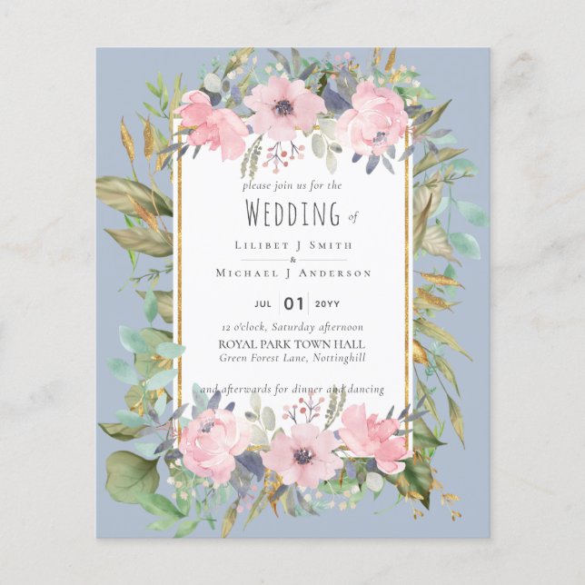 Mariage Boho rose pâle (Devant)