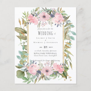Mariage Boho rose pâle