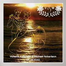 Mariage Bois bloc Photo