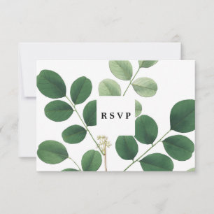 mariage botanique carte rsvp douche nuptiale