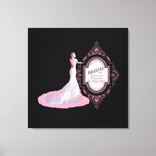 MARIAGE BOUTIQUE - Toile enveloppée (Recto)