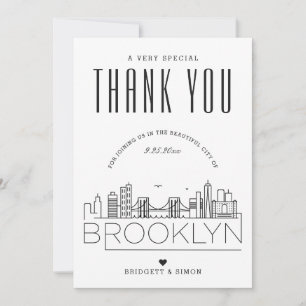 Mariage Brooklyn   MERCI + CARTE PHOTO