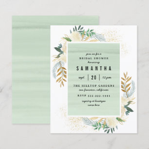 Mariage Budget Gold & Fleurs à l'aquarelle
