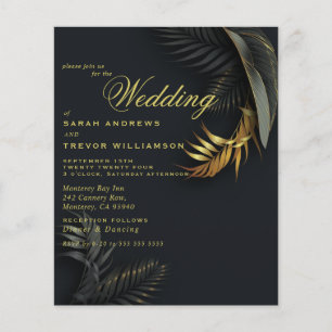 Mariage Budget Merveilleux Black Et Gold Fermes