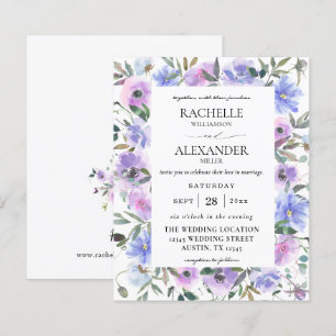 Mariage Budget Peri & Fleurs Violettes