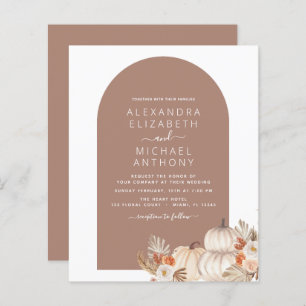 Mariage budget Russe Citrouilles blancs Boho