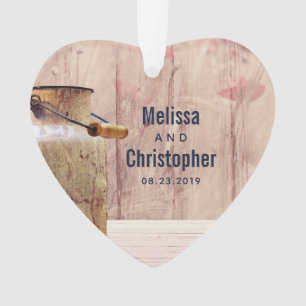 Mariage campagnard de lait rustique