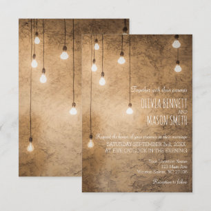 MARIAGE CAMPAGNARD RUSTIQUE  CHAÎNE DE LA CARTE DE