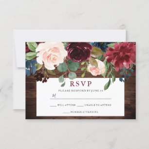Mariage campagnard rustique en Bois Bourgogne RSVP