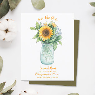 Mariage campagnard rustique tournesol Enregistrer 