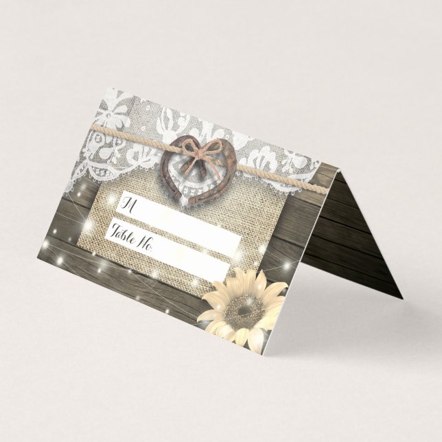 Mariage cardiaque en fer à cheval en couple Numéro (Front)