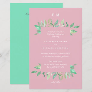 Mariage Carnaval Rose Vert Budget Inviter A9