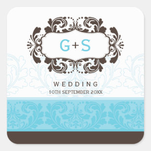 MARIAGE carré ÉTIQUETTE :: luxe 1 A