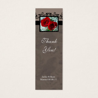Mariage Carte de remerciements Signet Favoriser le