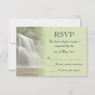 Mariage cascade RSVP