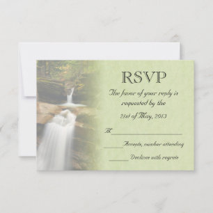 Mariage cascade RSVP