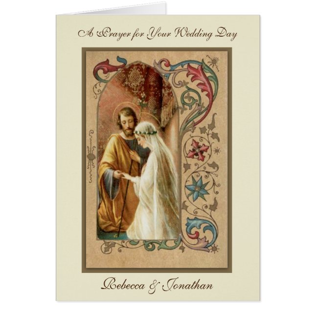 Mariage Catholique Religieux Vierge Marie Joseph (Devant)