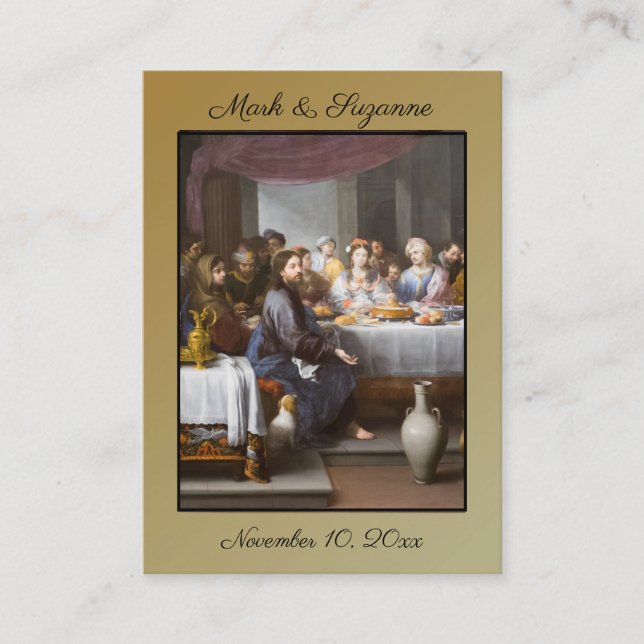 Mariage catholique traditionnel Favoriser la Carte (Devant)