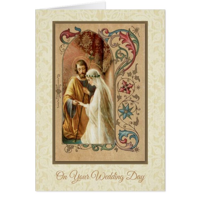 Mariage catholique Vierge Marie Joseph (Devant)