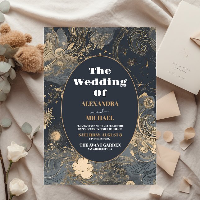 Mariage céleste argent élégant budget (Créateur téléchargé)