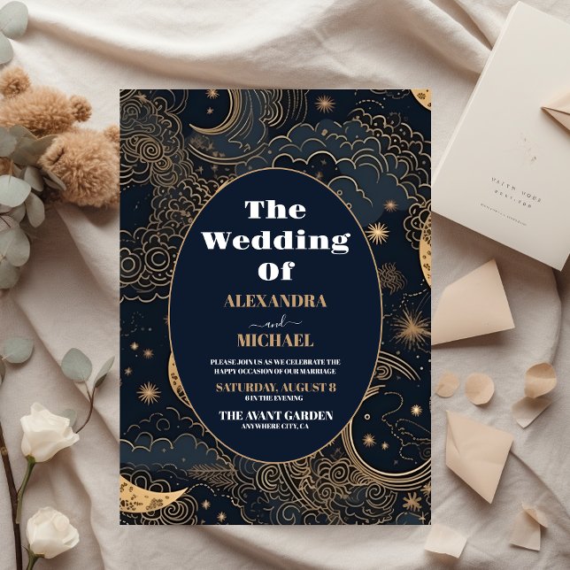 Mariage céleste bleu nuit (Créateur téléchargé)