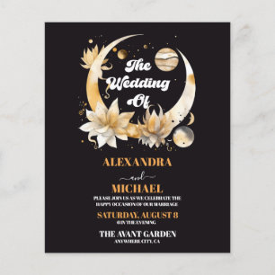 Mariage céleste d'or noir mystique