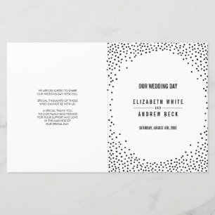 MARIAGE CÉRÉMONIE mignonne taches de confettis noi