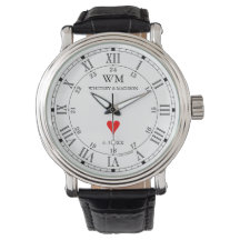 Mariage, chiffres romains classiques montre eWatch