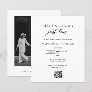 MARIAGE Code Qr Nothing Fancy Just Love Budget