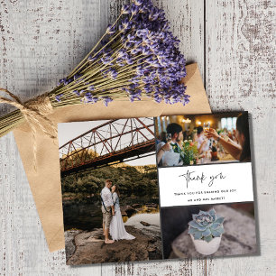 Mariage Collage Multi Photo Merci