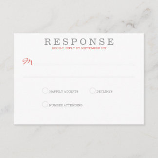 Mariage Coral Beach RSVP