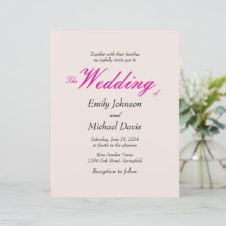mariage couleur cerisier japonais simple