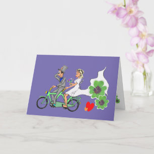 Mariage Cust. Carte de voeux do-it-yourself couleu