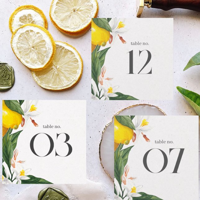 Mariage d'aquarelle Fleur Blanche Citron N° tablea (Créateur téléchargé)