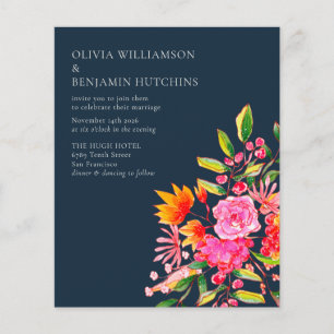 Mariage d'aquarelle marine rose budget