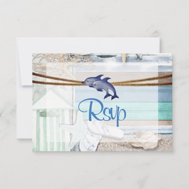 Mariage Dauphin RSVP Beachfront (Devant)
