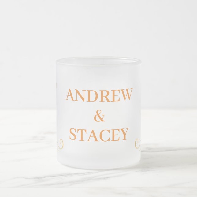 Mariage de automne Andrew & Stacey Coffee Mug (Centre)