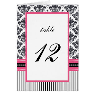 Mariage de bandes Damas noires et roses