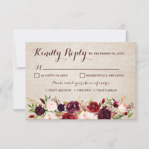 Mariage de Boho rustique roux de Bourgogne RSVP