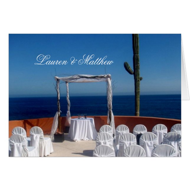 Mariage de Cabo San Lucas (Devant horizontal)
