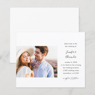 Mariage de calligraphie de la photo côté budget