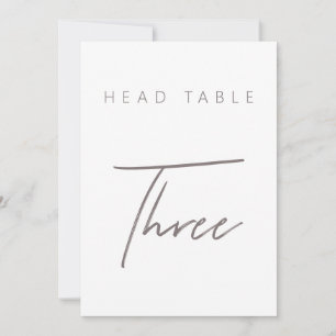Mariage de calligraphie minimaliste simple Numéro