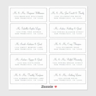 Mariage de calligraphie off-Black Étiquettes de ad