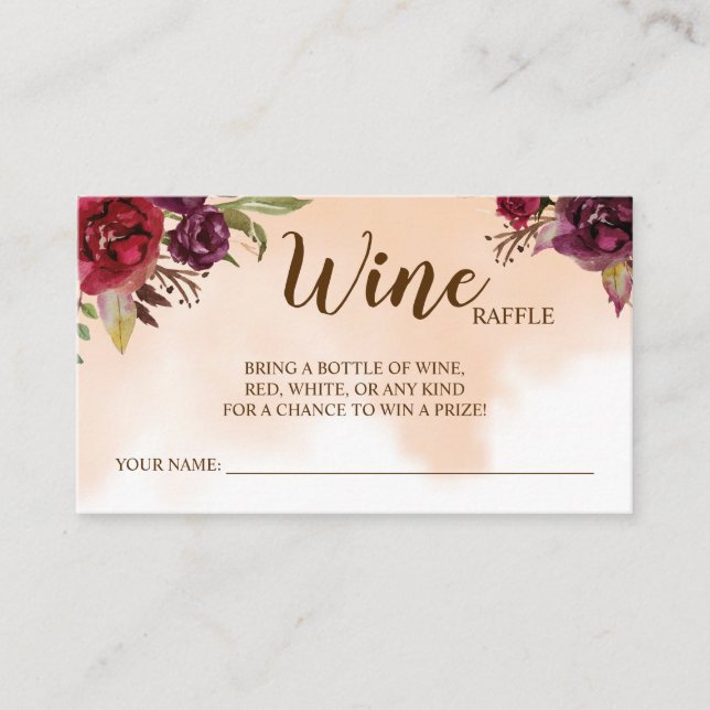 Mariage de carafe à vin | Carte Fête des mariées B (Devant)