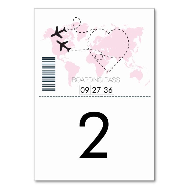 Mariage de carte d'embarquement de destination (Par défaut)