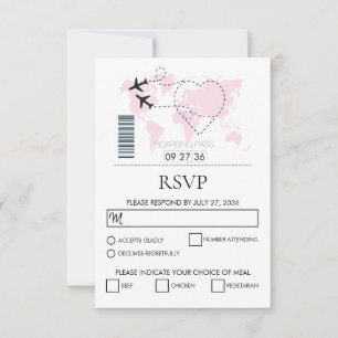 Mariage de carte d'embarquement de destination
